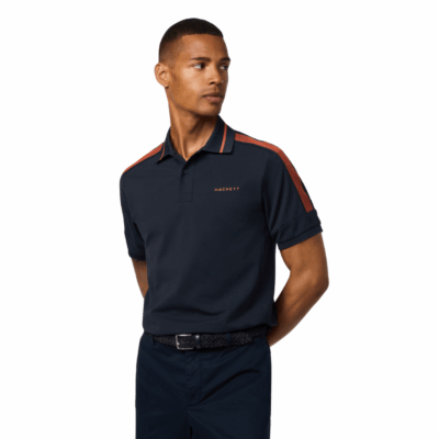 Classic fit short sleeve tape polo