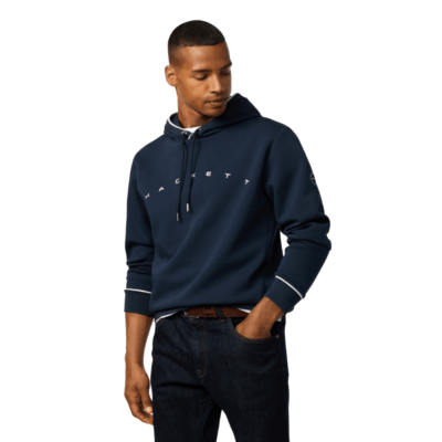 Sport club hooded sweat navy