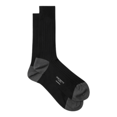 Mercerised cotton sock short (Black, Charcoal, Navy)