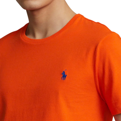 Camiseta polo mens- camiseta sailing orange