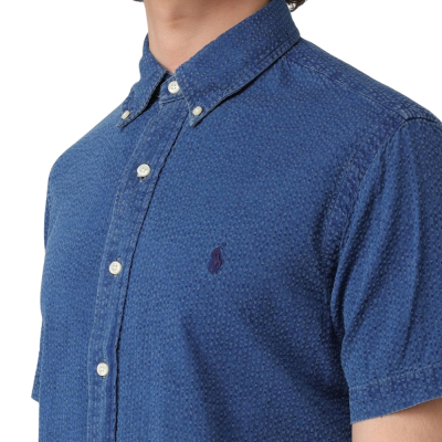 Polo short sleeve-sport shirt blue