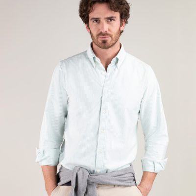 Camisa manga larga el ganso verde