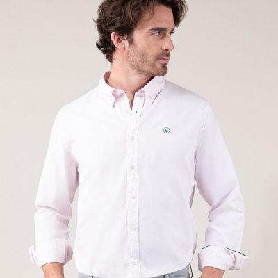 Camisa manga larga el ganso rosa